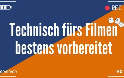 Youtube für Autor:innen: Technisch für Video Content bestens vorbereitet