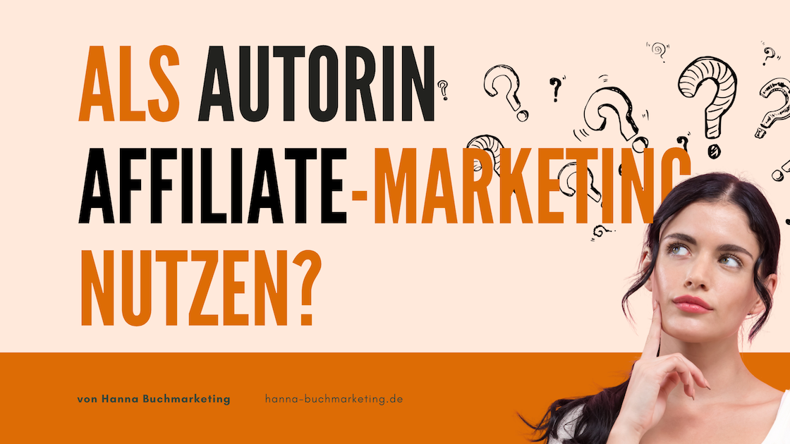 Als Autorin Affiliate-Marketings nutzen? Frau mit Fragezeichen, die über ihrem Kopf erscheinen. Affiliate-Marketing ist ein mächtiges Werkzeug mit einigen Hürden. Hier lernst du, wie du diese Hürden meisterst.