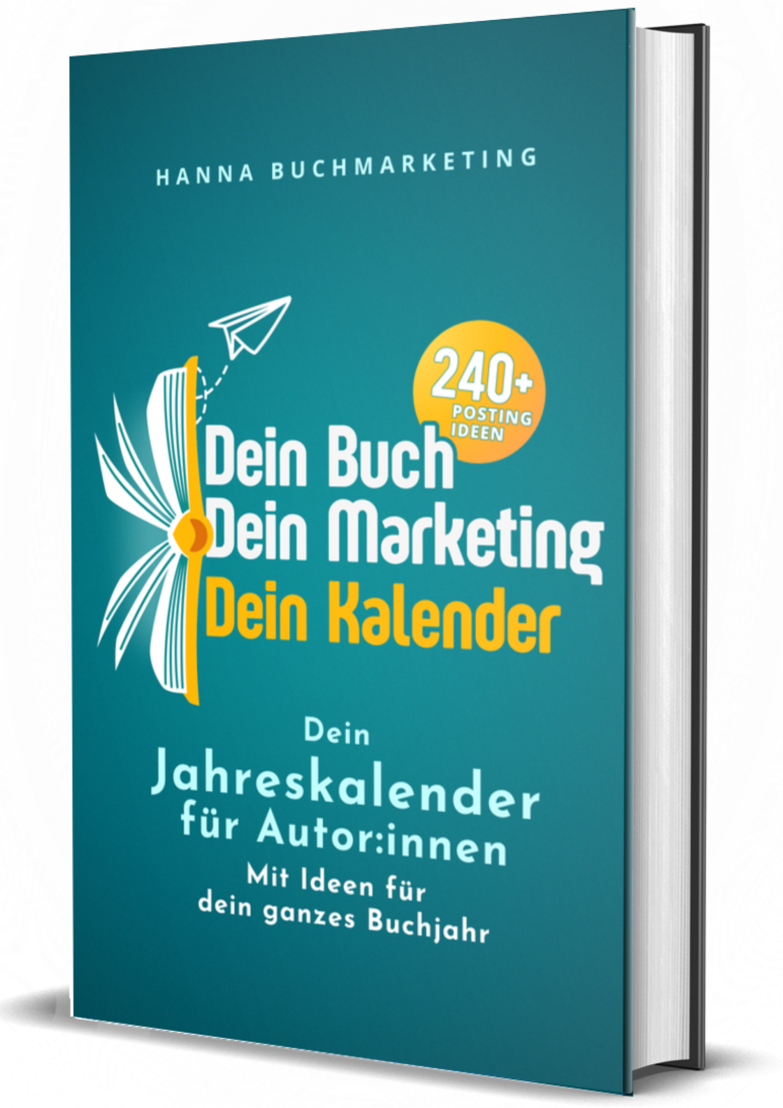 Flexibler Jahresplaner für Autor:innen Basis: "Mein Buch. Mein Marketing. Mein Kalender" Du willst dein Buchjahr planen und Marketing entspannt mitdenken? Dieser Planer ist für Autor:innen wie dich gemacht und hilft dir, den Überblick zu behalten. Er bietet Platz für Projekte, Ziele und spontane Einfälle und gibt dir Content-Impulse, die dein Marketing leichter machen. Darin findest du: Dein Jahr als Autor:in klar geplant NaNo-Tracker tägliche Aktionstage 240+ Content-Ideen Buchideen-Planer und vieles mehr